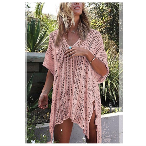 NWT Knitted Beach Dress Swim Coverup - Picture 2 of 2
